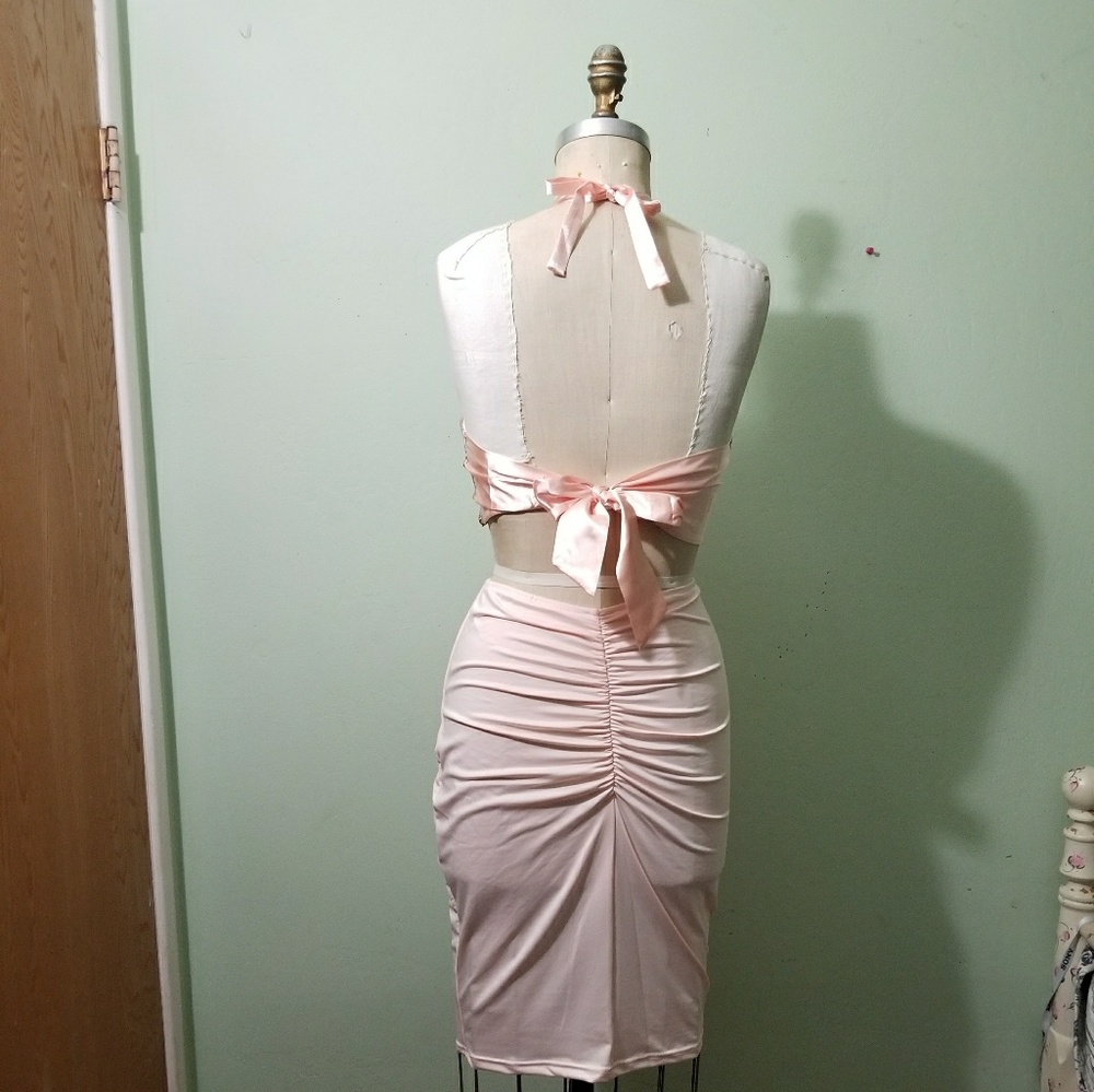 Pink 2-Piece Top and Skirt - Picture 6 of 7